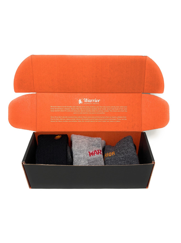 Athletic Alpaca Socks Gift Box The Finest Socks for Every Athlete