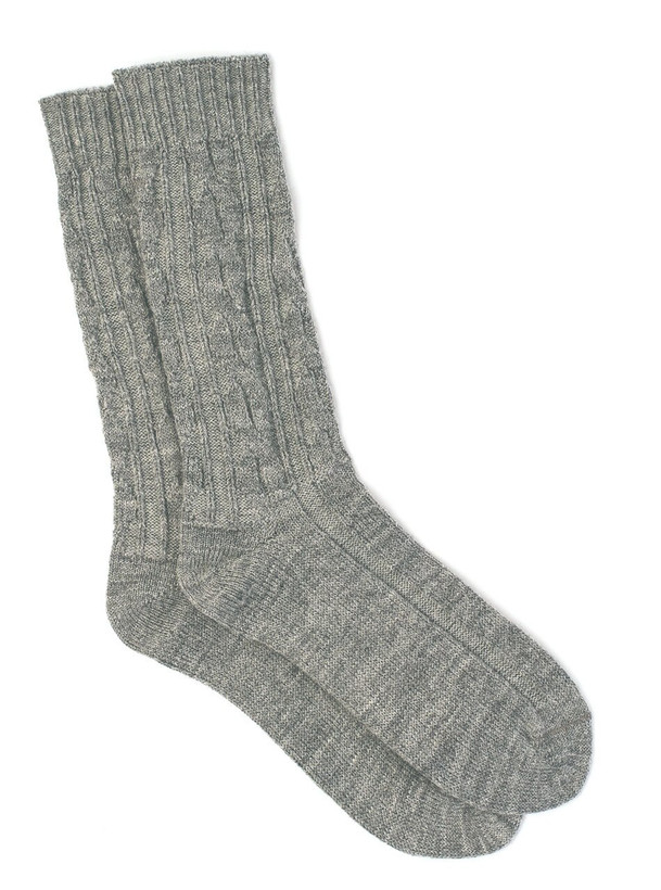 Source of Envy - Cable Knit 100% Alpaca Socks for Women | Sun Valley ...