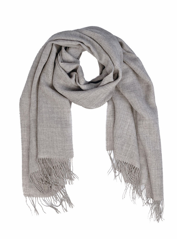 Intuitive 100% Baby Alpaca Wool Eco Oversized Scarf & Shawl -Dye-Free / Organic 
Looped