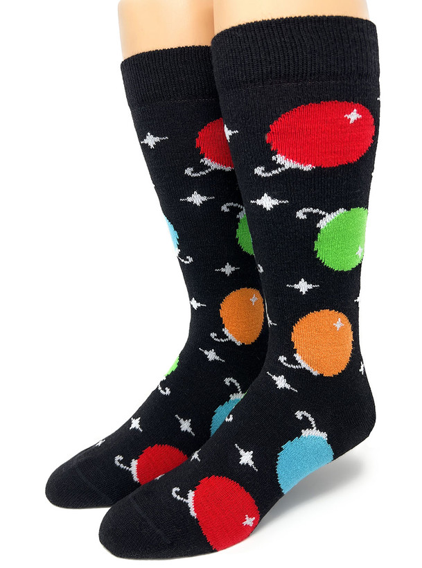 Christmas Tree Ornament - Festive Alpaca Socks for Men and Women, Main Image.