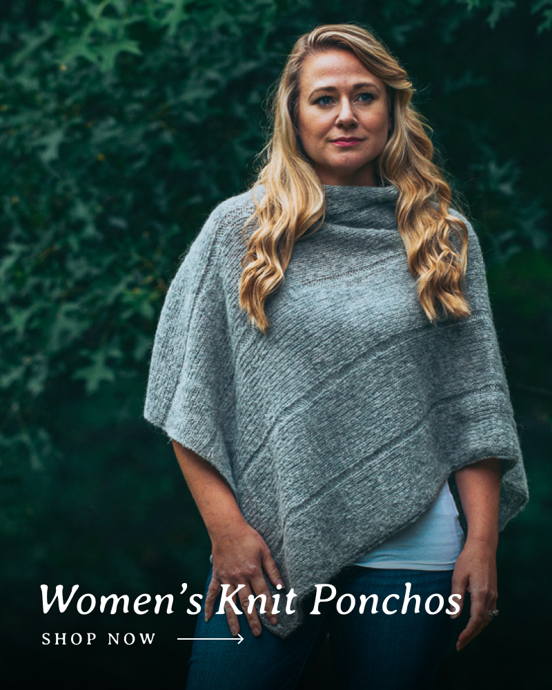 Women's Knit Ponchos