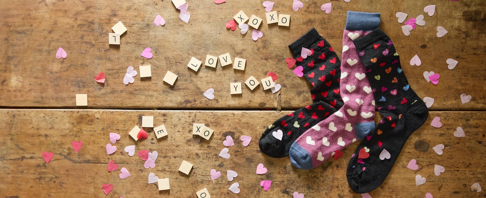 valentines day alpaca socks