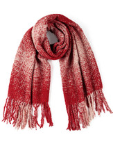 Ombre Oversized Chunky Alpaca Scarf - A Thick Cocoon of
