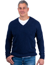 The Not-So-Basic Essential V-neck Baby Alpaca Wool Pullover by