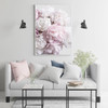Peony Blush Print with optional white timber frame