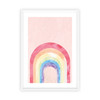 Rainbow Blush - Abstract Watercolour Wall Art Print