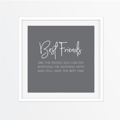Best Friends - You Can Do Anything With Instagram Square | Print
