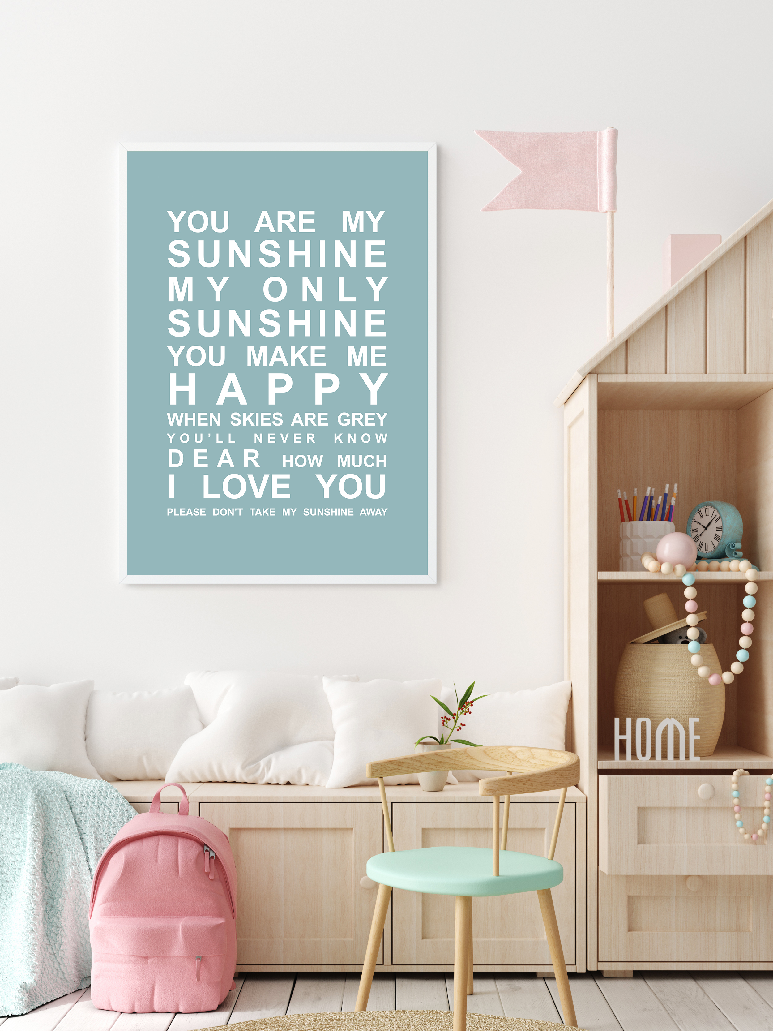 You Are My Sunshine Wall Art Print Almond Tree Designs Wall Art And Gifts