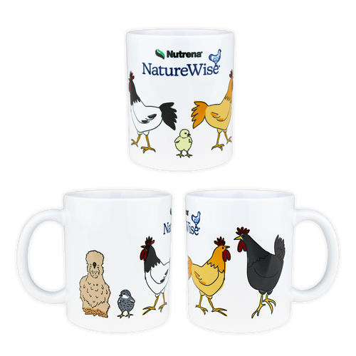 NatureWise Good Gathers Chicken Mug