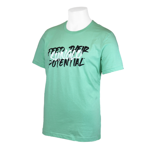 Sunglo Feed Their Potential Unisex T-Shirt - Heather Mint