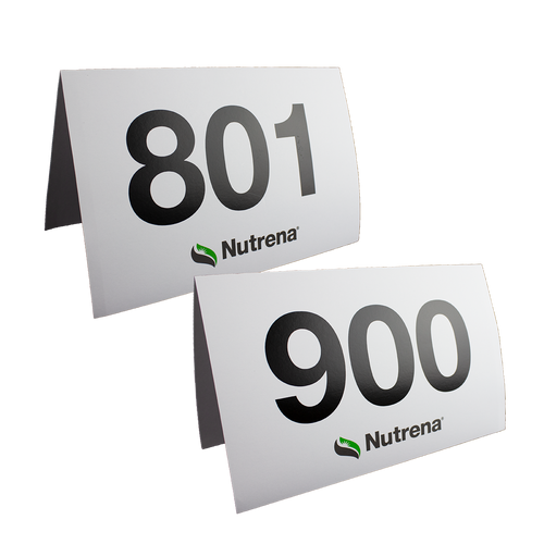 Nutrena Horse Exhibitor Numbers 801-900 (Pack of 100)