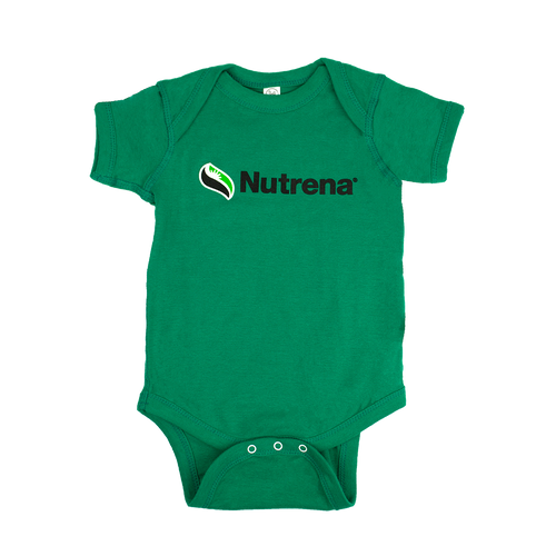 Nutrena Infant Short Sleeve Baby Rib Bodysuit (Onesie)