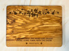 Olive Wood Charcuterie Board with Psalm quote