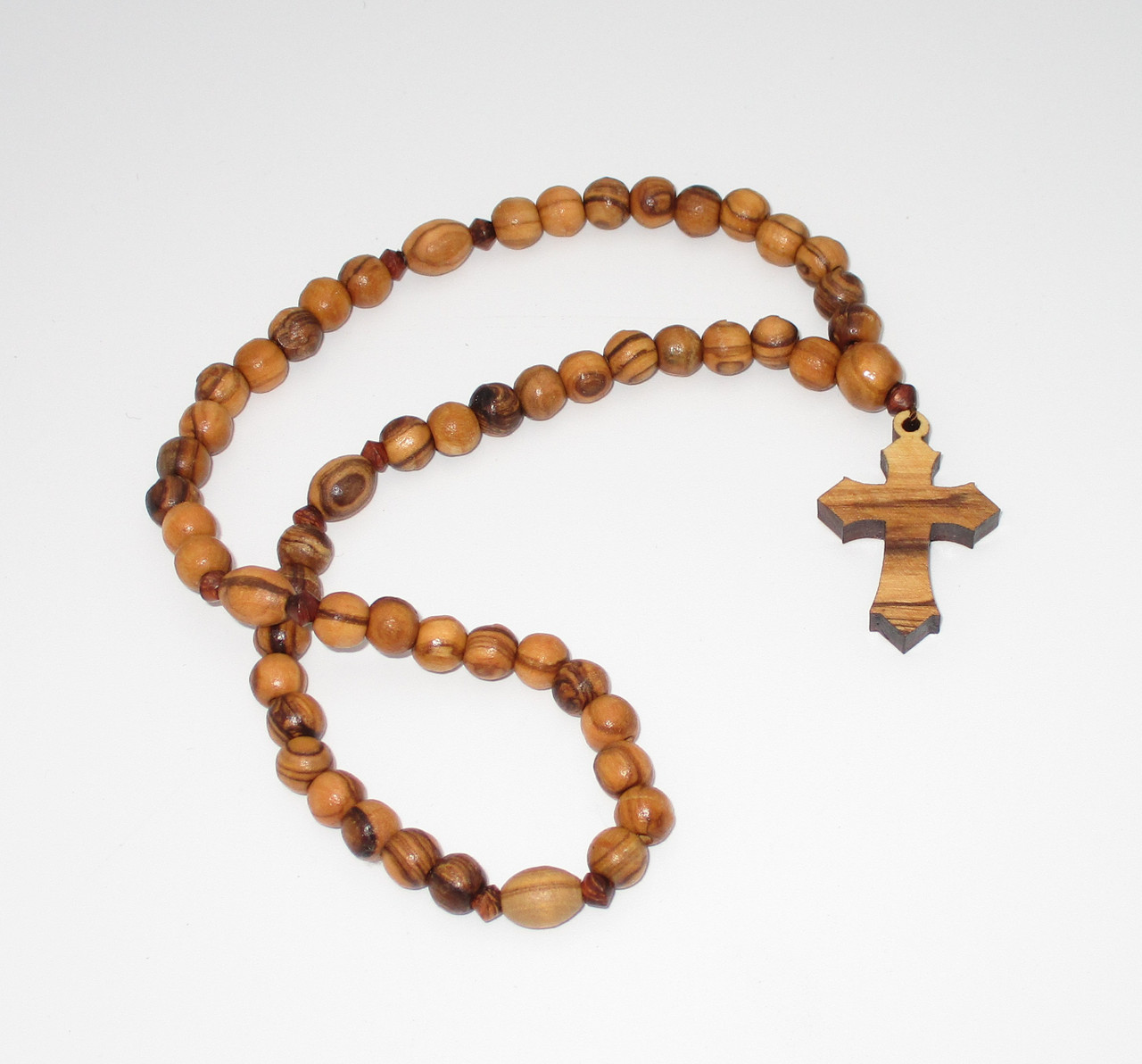 Bethlehem Olive Wood 50-Bead Prayer Rope - St. Paisius Monastery