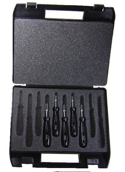 370001 - 5 UNLOCK TOOLS FOR CONTACTS WITH TOOL BOX