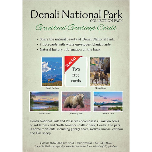 Denali National Park Note Card Pack (7) Greatland Greetings