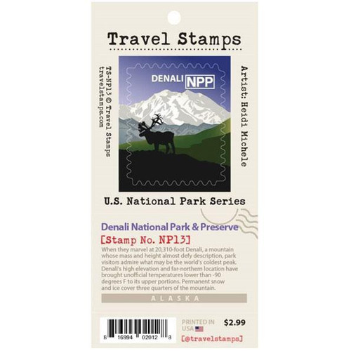 Travel Stamp - Denali National Park & Preserve Travel Stamp - Denali National Park & Preserve