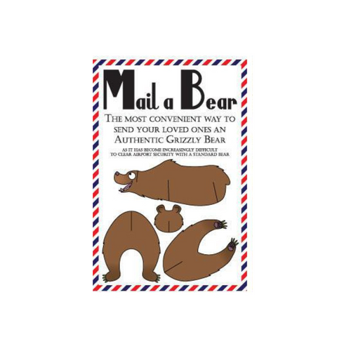 Postcard Mail a Bear (Grizzly)