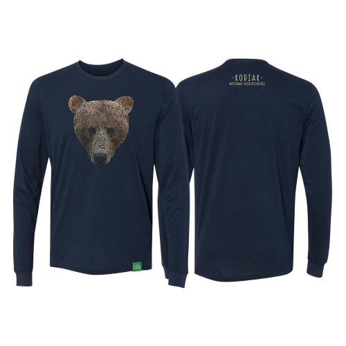 T-Shirt - Kodiak Word Bear - Long Sleeve