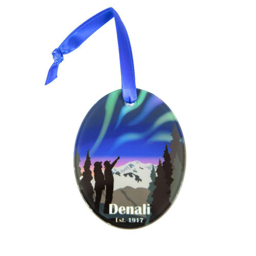 Ornament - Denali Northern Lights Ornament - Denali Northern Lights
