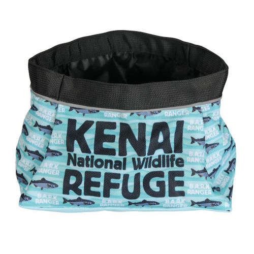 Dog Travel Bowl - B.A.R.K. Ranger - Kenai National Wildlife Refuge