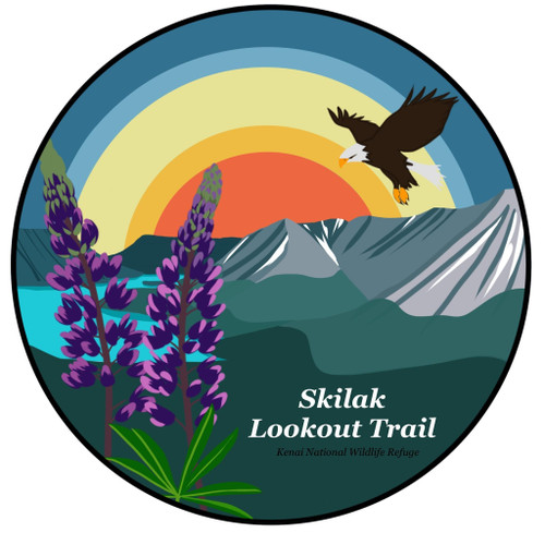 Sticker - Trail Series - Kenai National Wildlife Refuge Sticker - Trail Series - Kenai National Wildlife Refuge