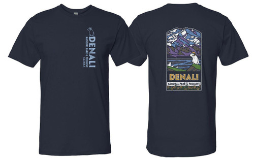 T-Shirt - Denali Logo SS Navy