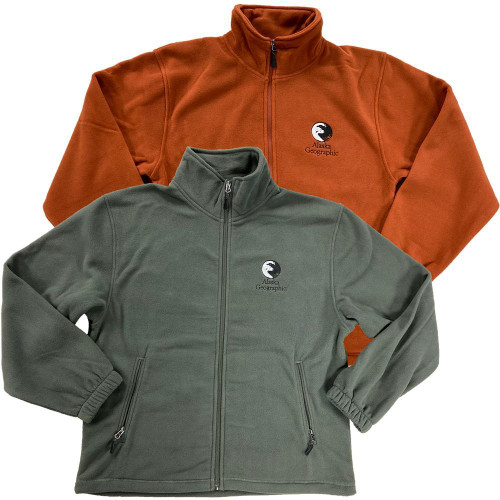 Fleece Full-Zip Jacket - Alaska Geographic Fleece Full-Zip Jacket - Alaska Geographic