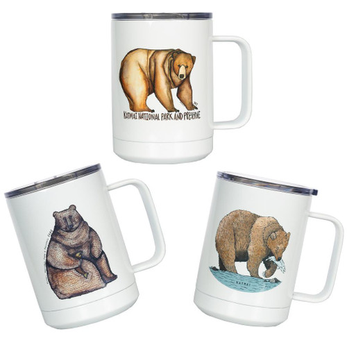 Fat Bear Winner Travel Mug Set Fat Bear Winner Travel Mug Set