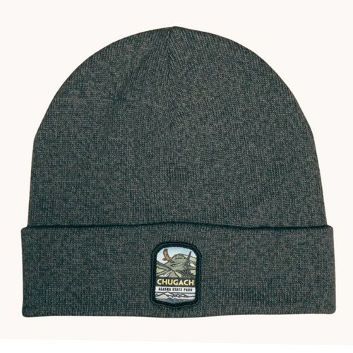 Beanie Chugach Alaska State Park Heather Charcoal - Revive