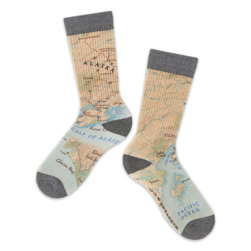 Socks Alaska Map McGovern Outdoors