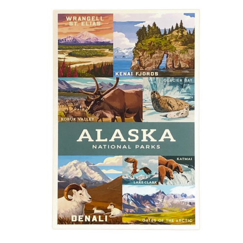 Postcard Alaska National Parks