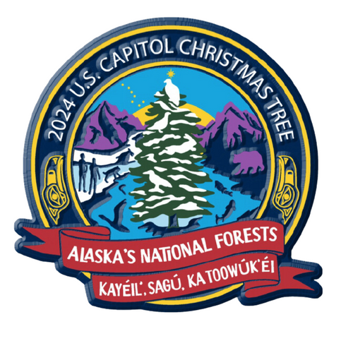 Magnet Rubber 2024 U.S. Capitol Christmas Tree