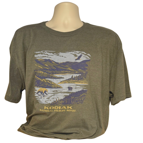 T-Shirt Kodiak Retro - Artichoke Green