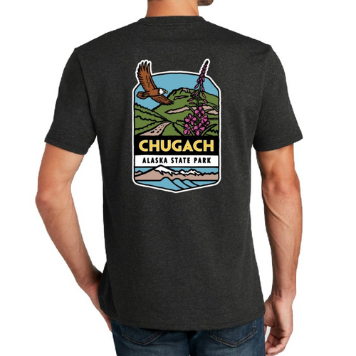T-Shirt Chugach State Park - Charcoal Heather - Short Sleeve