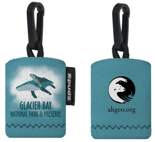 Micro-Fiber Lens Cloth Key Chain - Glacier Bay Humpback Whales