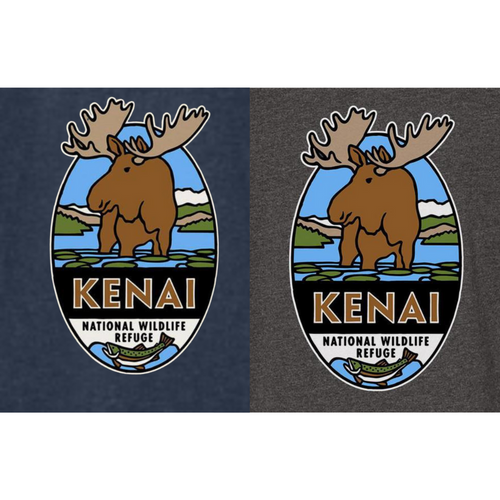 T-Shirt Kenai NWR Logo Recycled