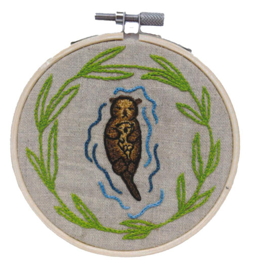 Embroidery Kit Sea Otter