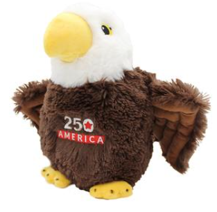 Plush Bald Eagle America 250
