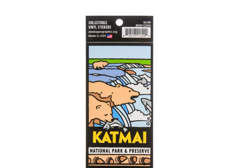 Travel Sticker Katmai National Park & Preserve