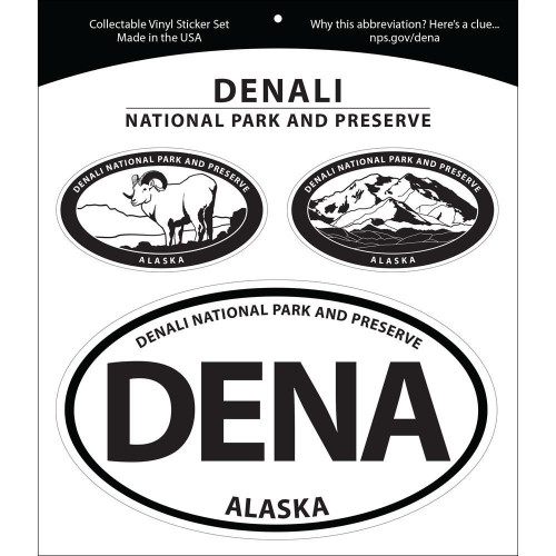 Triple Sticker Set - Denali National Park and Preserve Triple Sticker Set - Denali National Park and Preserve
