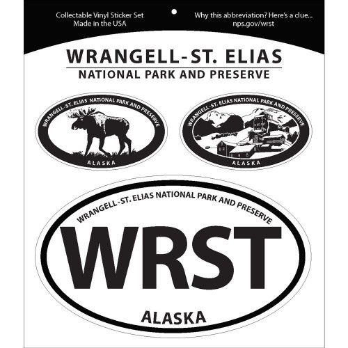Triple Sticker Set - Wrangell-St. Elias National Park & Preserve