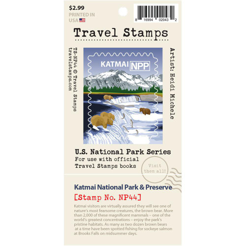 Travel Stamp - Katmai National Park & Preserve