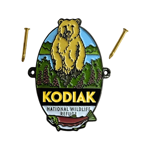 Hiking Medallion Kodiak National Wildlife Refuge