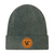 Beanie Tetlin Heather Charcoal w/ Microsuede Patch