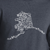 Shirt Navy Long Sleeve Alaska Geographic State Map
