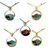 Necklace Mountain Open Sky Gold Plated 18"