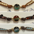Bracelet Alaska Pebble - Leather Kodiak