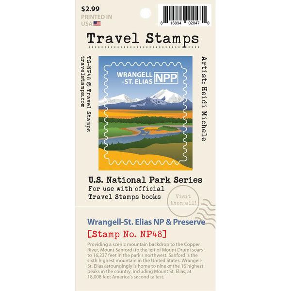 Travel Stamp Wrangell St. Elias National Park & Preserve