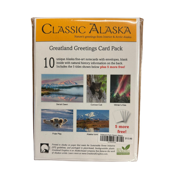 Notecard Pack Classic Alaska
